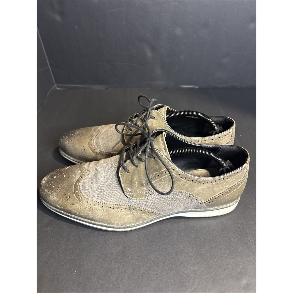 Kenneth Cole Reaction Weiser Leather Wingtip Oxfords - Size 11